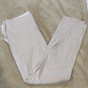 A New Day Pink and White Striped Pants